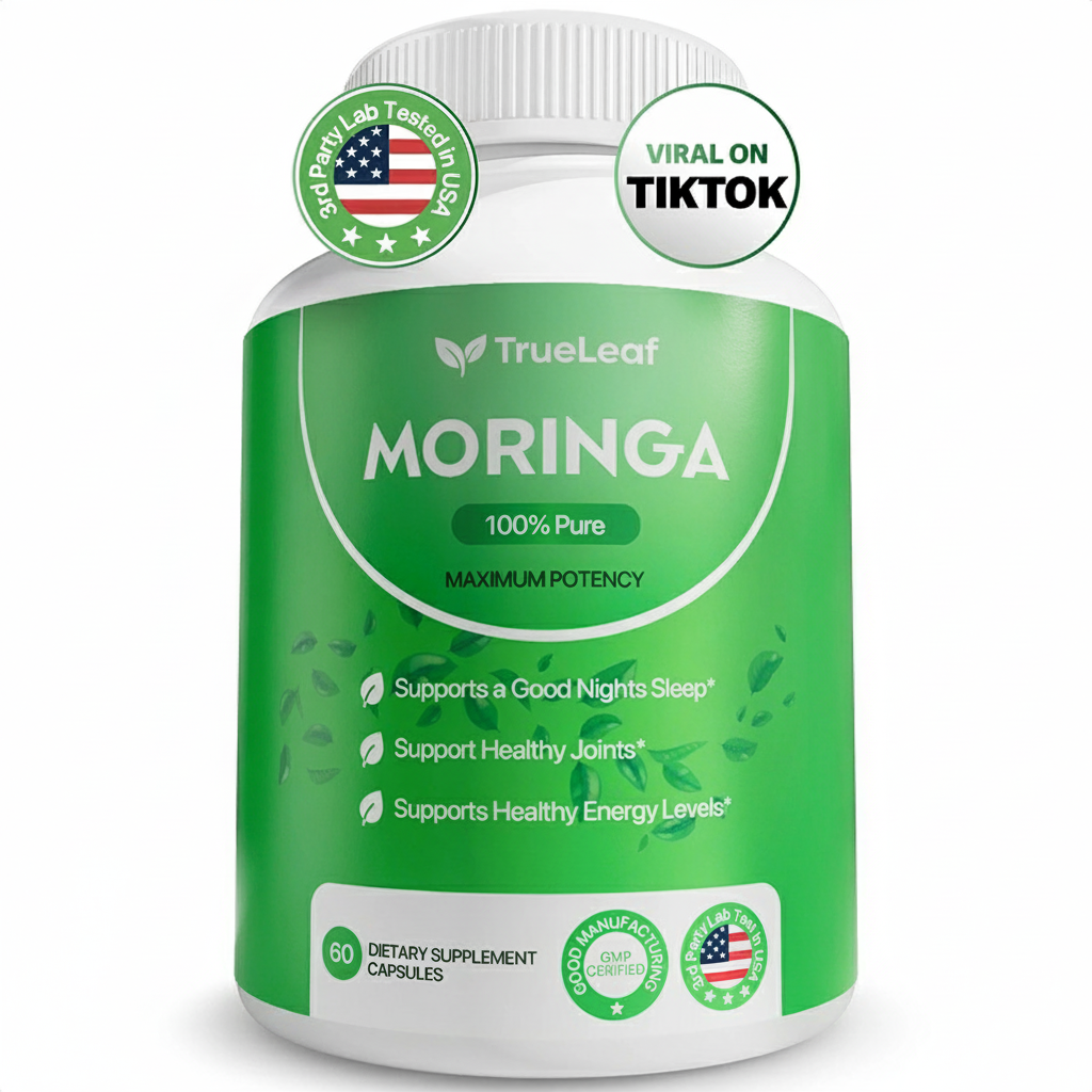 TrueLeaf Moringa – Naturally Lowers Cortisol To Help Restore Balance Inside and Out